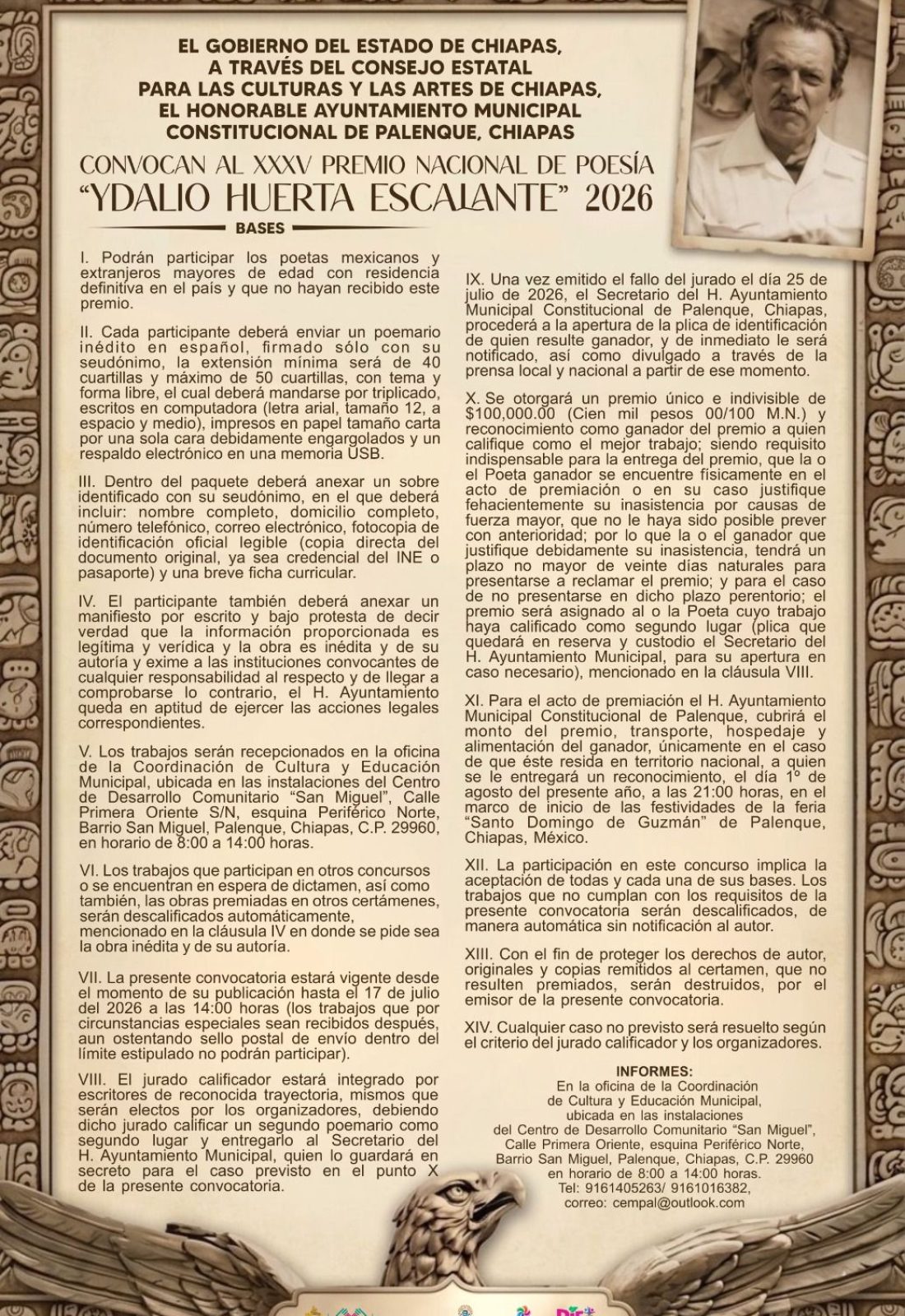 PREMIO YDALIO HUERTA ESCALANTE